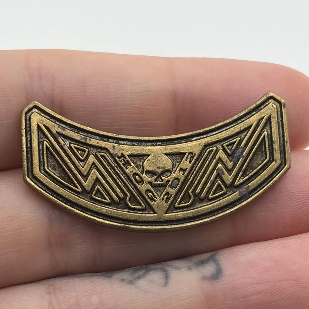 2012 Harley Owners Group Harley Davidson Motorcycles Lapel Hat Pin HOG Skull